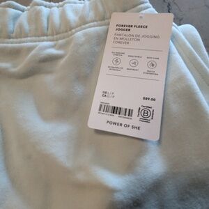 Athleta Forever Fleece Jogger - Soft Blue